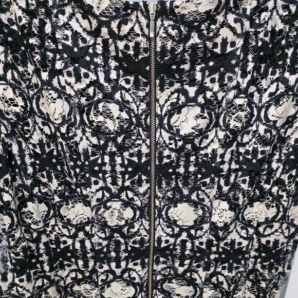 Roz & Ali Black Multi Lace Overlay Dress Size 16 Sleeveless Party Cocktail - Picture 7 of 8